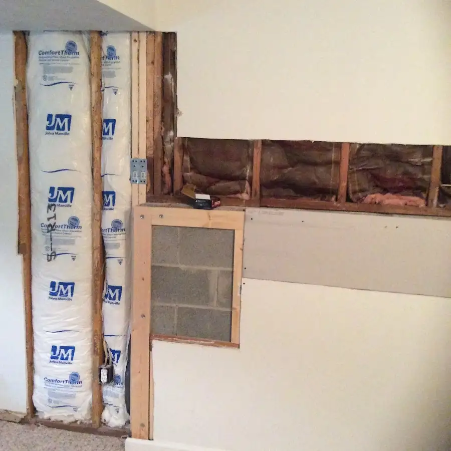 Wall insulation replacement during Contents Cleaning & Restoration in Alamo